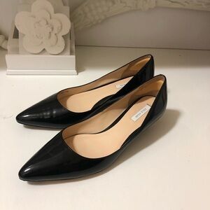 Cole Haan patent leather wedges shoes